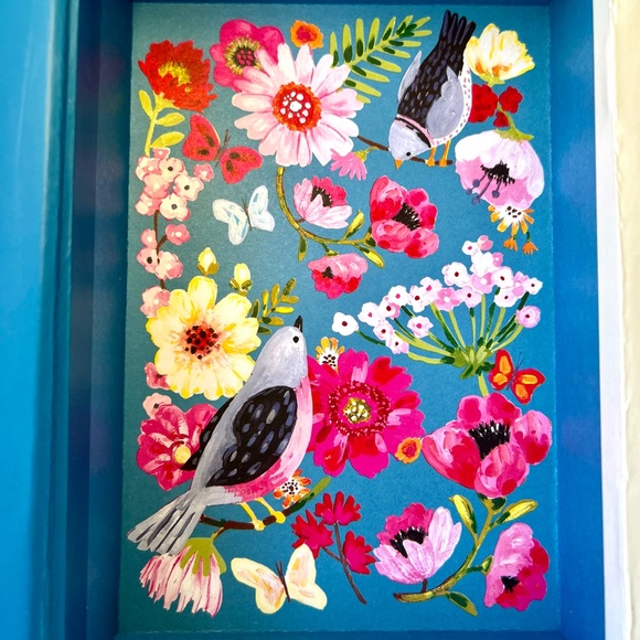 Birds & Flowers Book Box Decor Bible Scripture Spring Garden - Picture 15 of 16